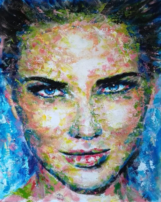 Acrilico su tela, 24 cm x 30 cm