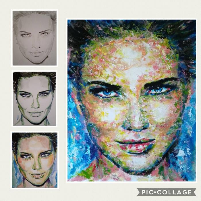 Acrilico su tela, 24 cm x 30 cm