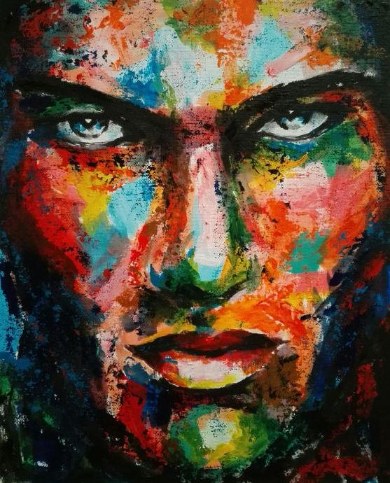 Acrilico su tela, 24 cm x 30 cm