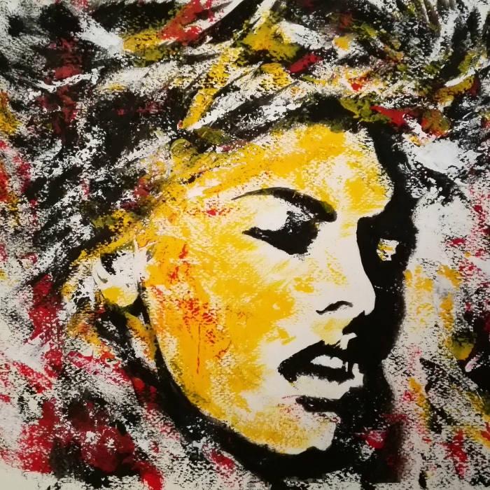 Acrilico su carta, 30 cm x 30 cm