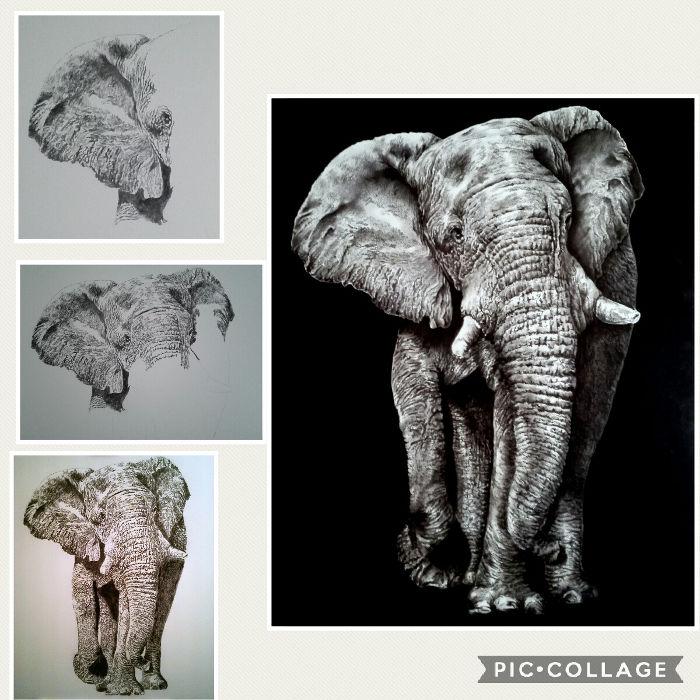 Olio su tela, 80 cm x 100 cm