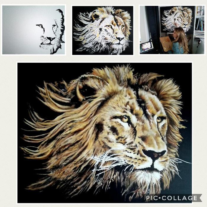 Olio su tela, 100 cm x 80 cm