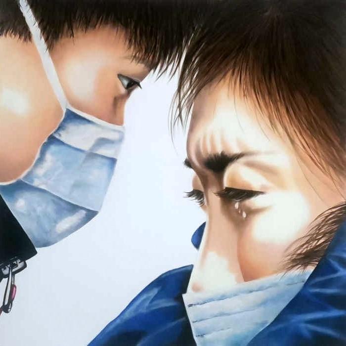 Oil on canvas, 100 cm x 100 cm