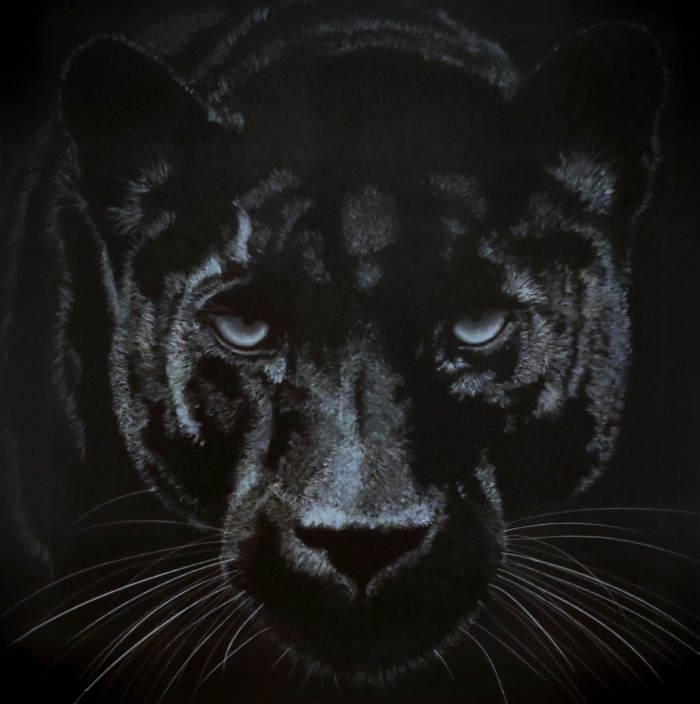 Acrylic on canvas, 100 cm x 100 cm. Private collection
