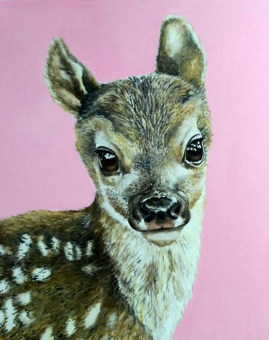 Oil on canvas, 40 cm x 50 cm. Endemic Sardnian Species Collection.